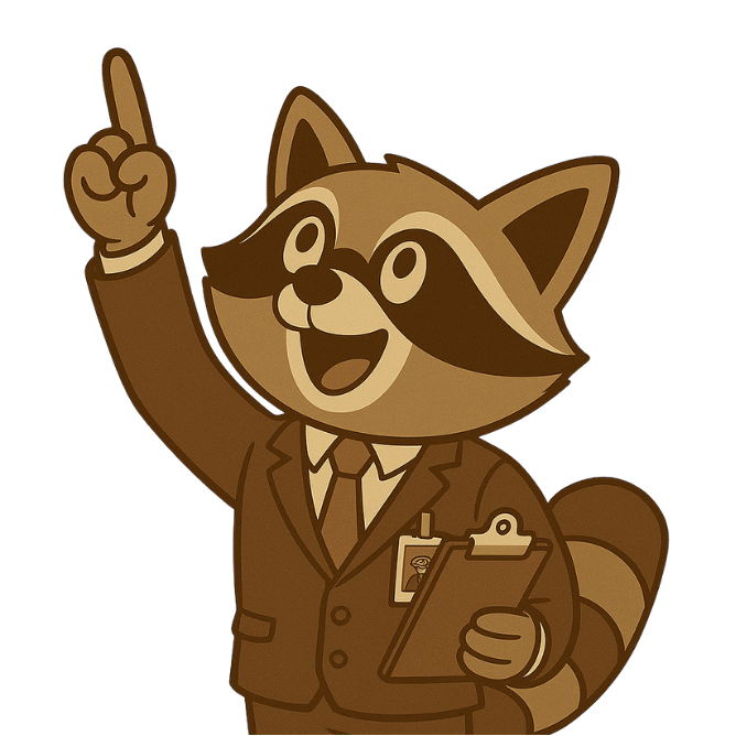 Mascot pointing